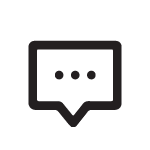 Chat bubble icon