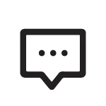 Chat bubble icon