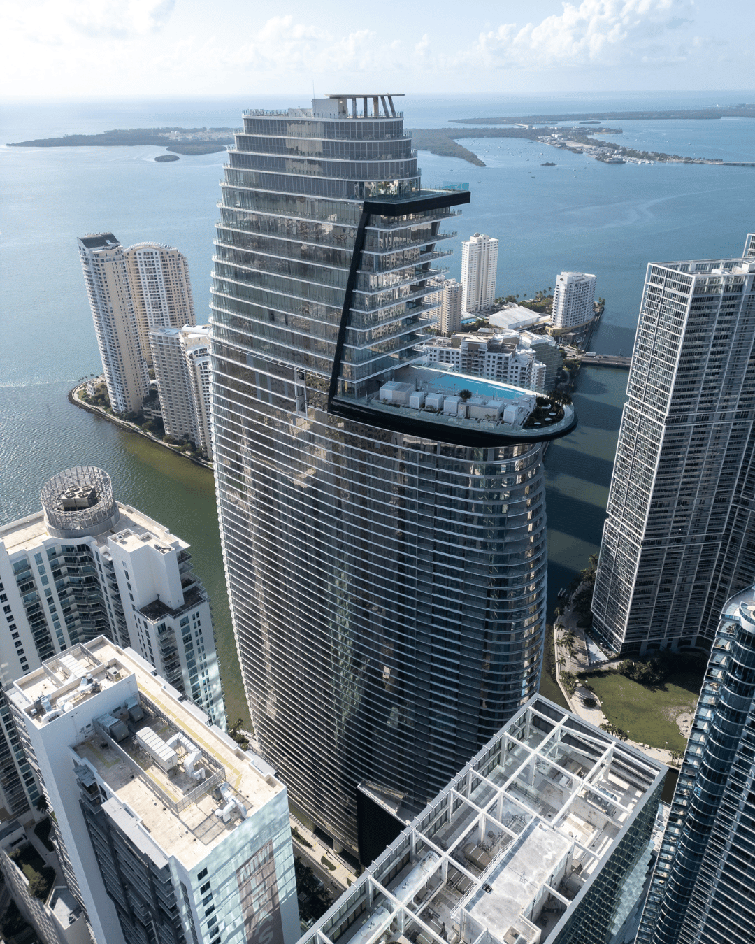Aston Martin Residences Miami Drone Photography