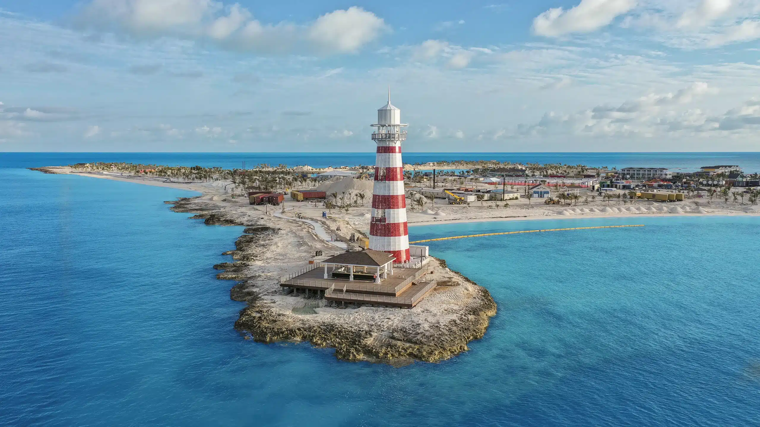 Aerial view of Ocean Cay photographed by Drone Permission, thumbnail for the Drone Permission production reel
